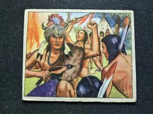1949 Bowman Wild West Karte # B-16 The Medicine Man (SEHR GUTER ZUSTAND/EX) - Bild 1 von 3