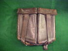 OLD LEATHER MAGAZINE CLIP MARKED H. ROGGE BERLIN 1958 FOR GERMAN MAUSER