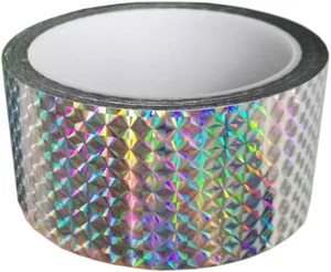 EACILLES Self-Adhesive Holographic Reflective Tape, 2 Inches by 164 Feet - Picture 1 of 12