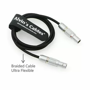 Cable de alimentación para Teradek Bond Vaxis de ARRI 2 pines macho a 2 pines trenzado flexible - Imagen 1 de 4