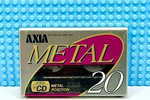 CINTA DE CASETE EN BLANCO AXIA METAL 20 1991 JAPÓN TIPO IV (1) (SELLADA) - Imagen 1 de 5