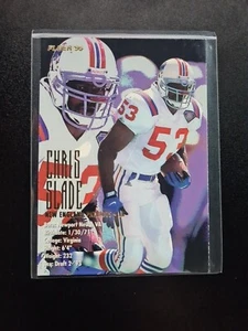 1995 FLEER, PATRIOTS, Chris Slade, #258 - Bild 1 von 2