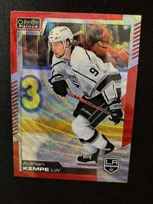 20-21 UD Opee Chee Platinum Hockey Red Surge 58 Adrian Kempe - Image 1 of 2