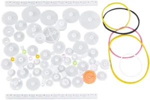 Plastik Motor Zahnräder - Kunststoff Getriebe Set Riemenscheiben Zahnriemen Set  - Bild 1 von 6