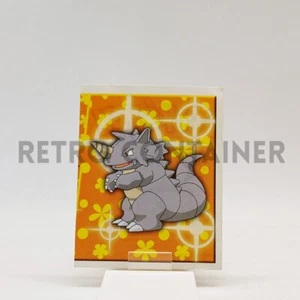 NINTENDO POKEMON MERLIN Sticker Card (1999 Series 1) - 201 - Rhydon - Picture 1 of 1