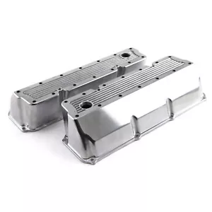 FORD CLEVELAND VALVE COVERS TALL ALUMINIUM CAST POLISH QZ105P - Picture 1 of 1