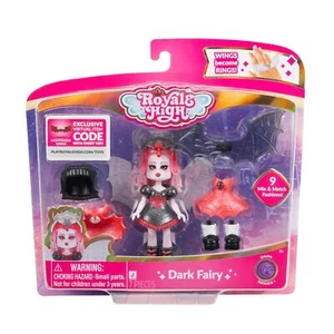 Royale High 3�� Dark Fairy Fashion Doll - 1 Figura con 9 Accessori Moda... - Foto 1 di 6