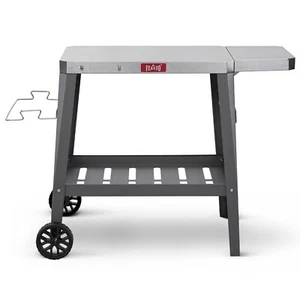Feasto Outdoor Grillwagen, Pizzaofentisch mit klappbarem Ausziehtisch - Bild 1 von 16