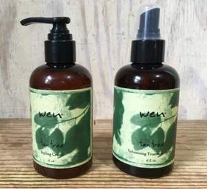 WEN Styling Products Tea Tree Volumizing Treatment Spray & Styling Cream 6oz - Picture 1 of 5