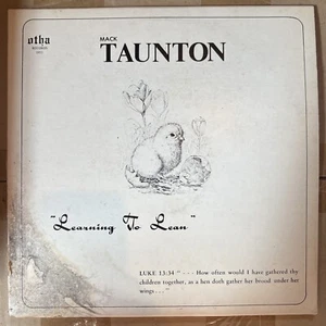 Mack Taunton - Learning To Learn Lp rare Southern Gospel vg+ - Picture 1 of 3