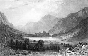 Lovely view of BLEA TARN (WESTMORLAND) in 19th century - Engraving 19th century - Picture 1 of 2