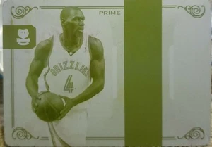 SAM YOUNG 2009-10 National Treasures Logoman PRINTING PLATE SP #1/1 of 1 2012-13 - Picture 1 of 2