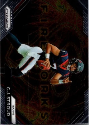2023 Panini Prizm #F-10 C.J. Stroud Fireworks - Image 1 of 2