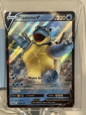 Blastoise V SWSH101 SWSH: Sword & Shield Promo Cards Holo - Image 1 of 4