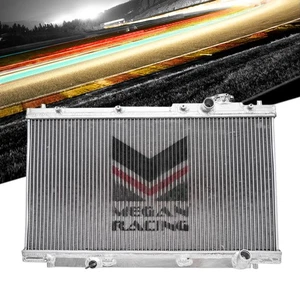 Megan MR-RT-HC01 Aluminum Single Core 2-Row Radiator For 01-05 Honda Civic MT - Picture 1 of 3