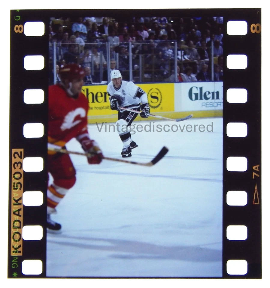Wayne Gretzky 1990's Los Angeles Kings Original Vintage 35mm Transparency Photo - Image 1 of 1