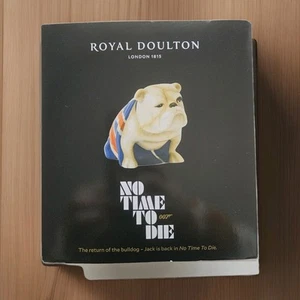 Figura Royal Doulton James Bond No Time to Die 007 Jack el Bulldog Nueva - Imagen 1 de 10