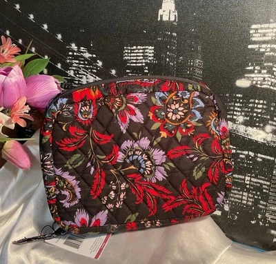 Vera Bradley Essential Cord Organizer Tech Case Cotton VENETIAN PAISLEY NWT - Image 1 of 4