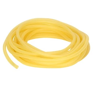 Rubber Tubing Pure Latex Amber Tubing Natural Rubber Tube 3/8 inch (9 mm) OD ... - Picture 1 of 6