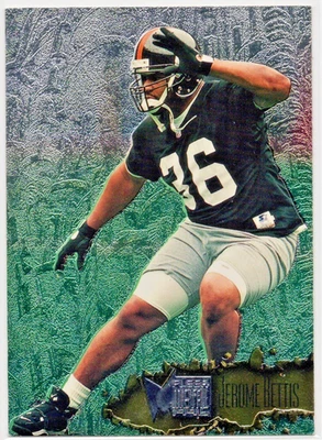 1996 Fleer Metal Universe Jerome Bettis #96 Pittsburgh Steelers HOF RB Card - Image 1 of 2