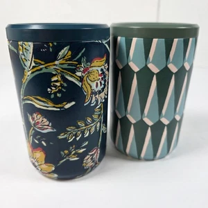 Threshold Floral 2er Pack 12 Unzen Selters Kühler Slim Dose Doppelwandig Edelstahl - Bild 1 von 7