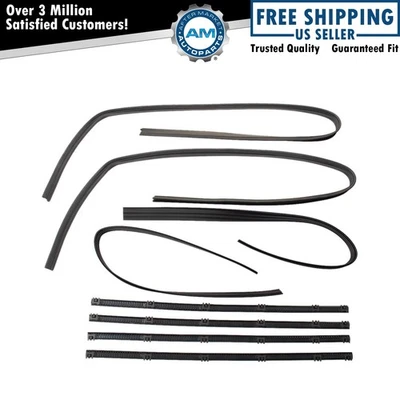 Door Window Belt Weatherstrip Kit Fits 1968-1971 Dodge Pickup - Image 1 of 4