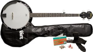 Washburn B8 Pack Americana Series 5 String Banjo Pack - Natural - B8K-A-U - Picture 1 of 7