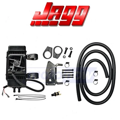 Jagg Vertical 10 Row Oil Cooler for 1999-2003 Yamaha XV1600AT Road Star vl Foto 1 de 4