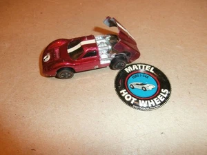 Vintage 1967 Hot Wheels Red Line Auto mit Abzeichen Ford J-Car - Bild 1 von 11