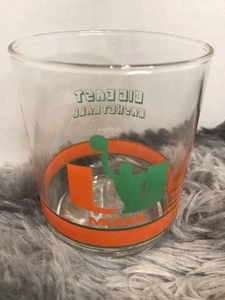 Vintage Getty Big East Basketball Miami Hurricanes 12oz Glas 1990er Promo - Bild 1 von 9