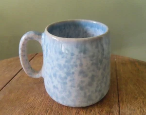 Barcela Portugese Pottery Light Blue & White 16 Oz Mug - Picture 1 of 4