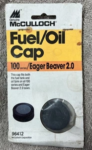 Genuine McCulloch Chainsaw 100 Series Eager Beaver 2.0- Fuel Oil Cap 96412 96413 - Picture 1 of 3