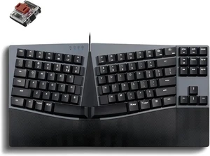 PERIBOARD-335BR Wired Ergonomic Mechanical Compact Keyboard - Low-Profile Bro... - Picture 1 of 8