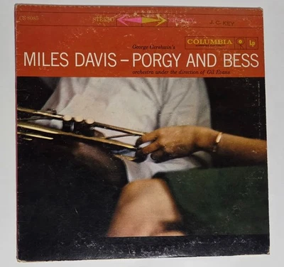 Miles Davis – Porgy and Bess (1961) LP - Columbia CS 8085 STEREO 6-Eye Label VG - Image 1 of 4