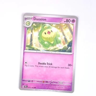 Duosion 071/162 Pokemon SV05: Temporal Forces Common NM - Image 1 of 2