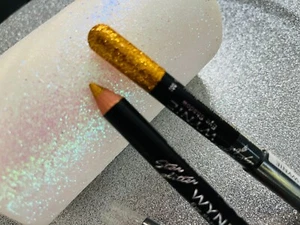 WYNIE CRAYON STAR GLITTER JUMBO YEUX EYELINER ET PAUPIERES 0r pailleté - Picture 1 of 1