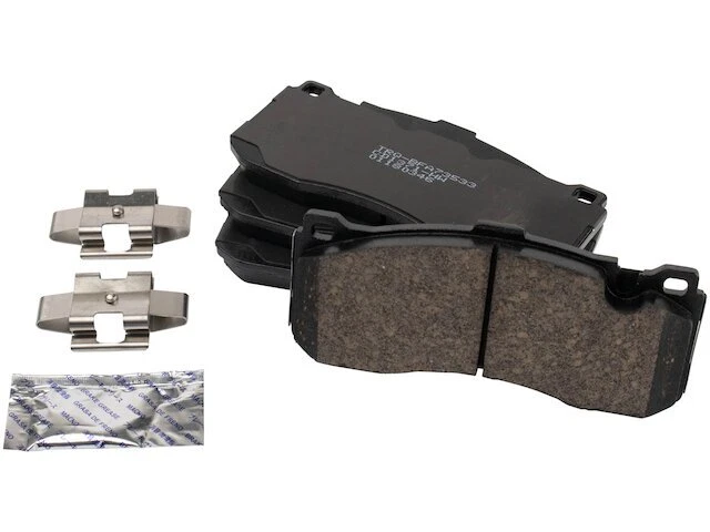 Conjunto de pastilhas de freio dianteiro TRQ 35KJ58N compatível com pastilhas de freio de cerâmica BMW 135i 2008-2013 - Imagem 1 de 1