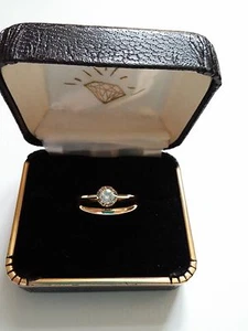 Diamond Wedding Set 14k Gold - NEW - Picture 1 of 9