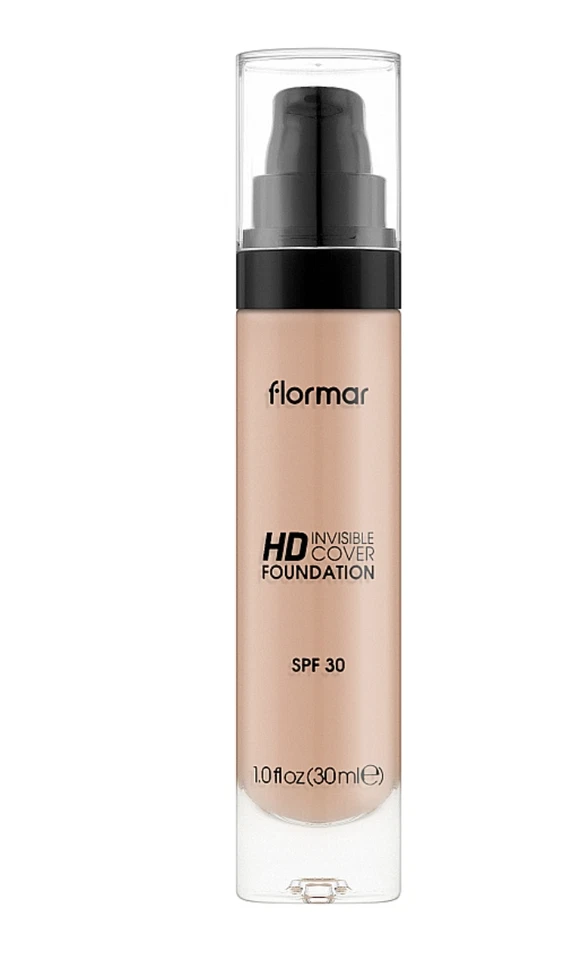 Flormar Invisible Cover HD Foundation Face Makeup 30 ml - Bild 1 von 1