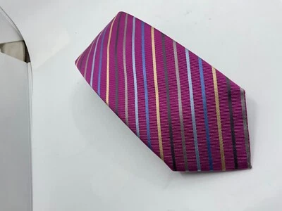 Corbata para hombre Charles Tyrwhitt rosa 100 % seda Jeremy Street London 3,5x 61 E12 Foto 1 de 3
