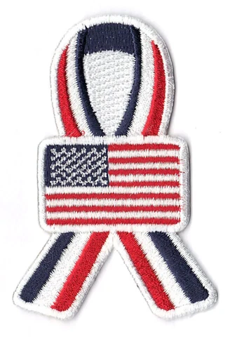 2002 NBA 9/11 Tribute Memorial Ribbon Unity USA Flag Jersey Patch Cover