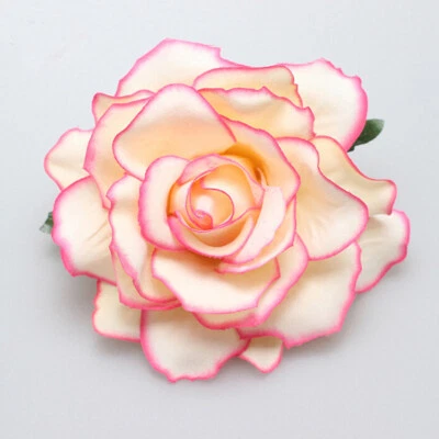 Womens Rose Flower Hair Clip Bridal Hairpin Barrette Brooch Wedding Accessories↗ - Image 1 of 4