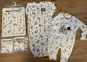 Rare 5 piece lot of Baby Snoopy brand Infant Clothing for Newborn - Picture 1 of 13