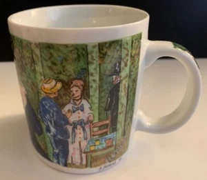 TAZA de colección Chaleur Master Romantics -D. Burrows - "Dance At Bougival" de Renoir - Imagen 1 de 9