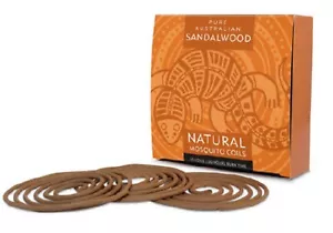 Mount Romance Australian Sandalwood Mosquito Diffuser Coils x10 Incense Pack - Picture 1 of 1