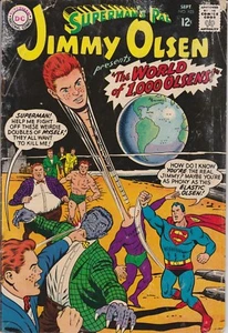 SUPERMAN - "Jimmy Olsen - World of 1,000 Olsens!" DC #105 Sep 1967 - GOOD - Picture 1 of 3