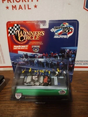 1998 Dale Earnhardt #3 Daytona 500 WIN 1/64 Diecast NASCAR Full Pit Crew Figures - Image 1 of 4