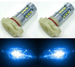 LED 80W PS24W 5202 H16 Blue 10000K Two Bulbs Fog Light Replacement Show Color EO - Picture 1 of 9