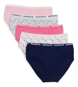 Girls' Cotton Brief Panties 5 Pack Panda Medium - Picture 1 of 2