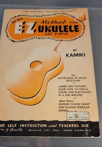 The New EZ Method For Ukulele And Tiple By Kamiki Original Picture Method 1952 - Picture 1 of 2